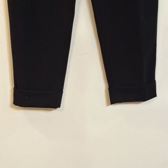 Alice + Olivia Pleated Front Black Pants sz 6 - Picture 4 of 7